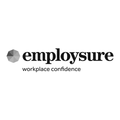 Employsure logo with a geometric icon on the left and the text "employsure workplace confidence" to the right.
